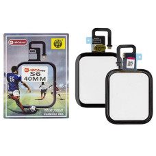 Сенсор c OCA-пленкой Apple Watch 6 40mm, чорний оригінал. G+OCA PRo