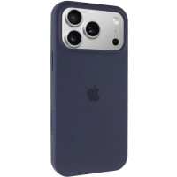 Чехол-силикон оригинал Full Soft Matte with MagSafe iPhone 17 Pro, Dark blue