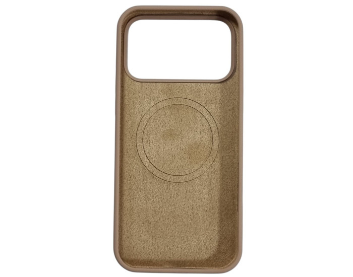 Чехол-силикон оригинал Full Soft Matte with MagSafe iPhone 17 Pro, Desert gold