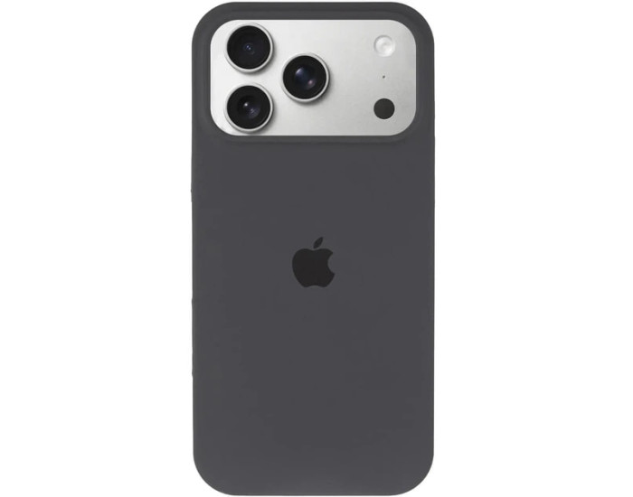 Чехол-силикон оригинал Full Soft Matte with MagSafe iPhone 17 Pro, Titanium gray