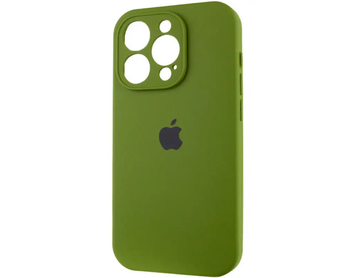 Чехол-силикон оригинал Full Camera Soft Matte iPhone 15 Pro Max, Olive
