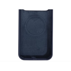 Чехол-силикон оригинал Full Soft Matte with MagSafe iPhone 11, Dark-blue  