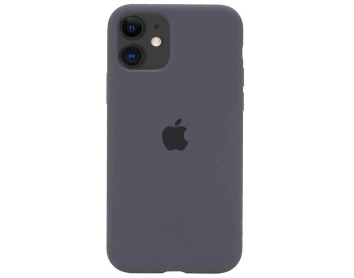 Чехол-силикон оригинал Full Soft Matte with MagSafe iPhone 11, Dark-gray  