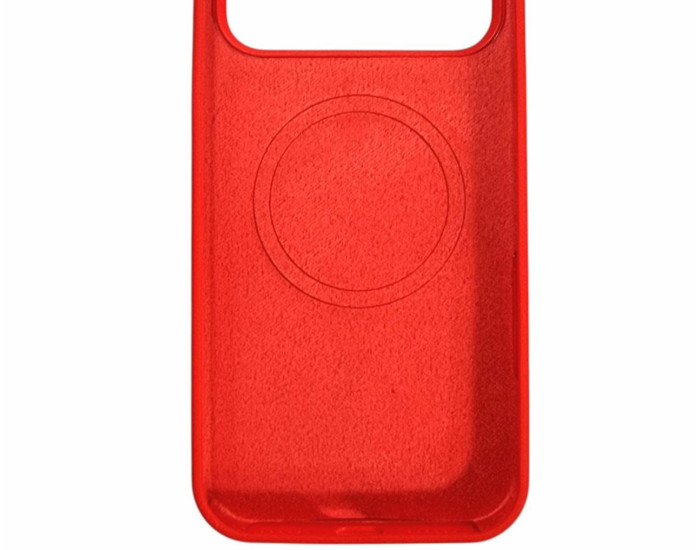 Чехол-силикон оригинал Full Soft Matte with MagSafe iPhone 17, Red
