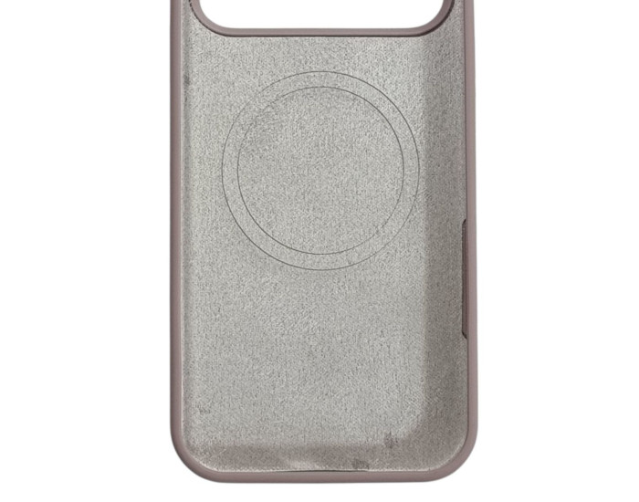 Чехол-силикон оригинал Full Soft Matte with MagSafe iPhone 17, Pink sand