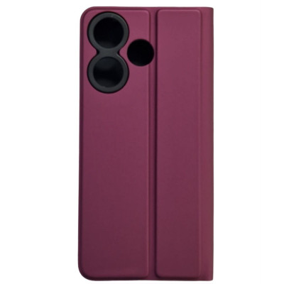 Чохол-книжка Skin Case Xiaomi Redmi Note 13 4G / Poco M6 4G марсала