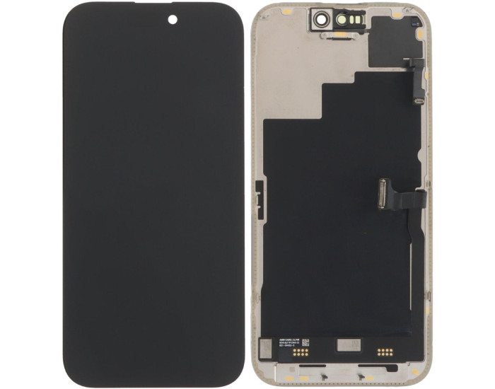 Дисплей з сенсорним екраном (модуль) iPhone 15 Pro, чорний, сервісна упаковка, оригінал