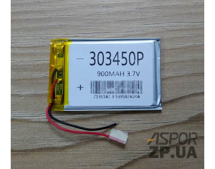 Аккумулятор универсальный внутренний, 3*34*50мм 900 mAh