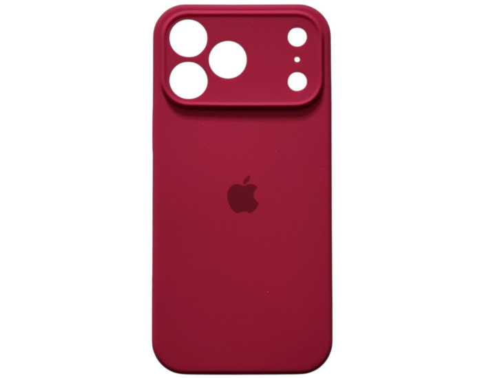 Чехол-силикон оригинал Case Full Camera iPhone 17 Pro Max, Rose Red