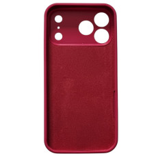 Чехол-силикон оригинал Case Full Camera iPhone 17 Pro Max, Rose Red