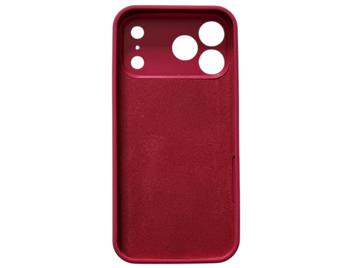 Чехол-силикон оригинал Case Full Camera iPhone 17 Pro Max, Rose Red