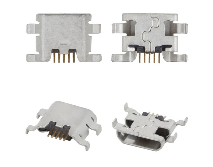 Коннектор зарядки ZTE Blade L2 /N807 /N893 /U807 /U956, 5pin MicroUSB
