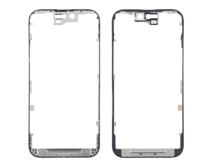 Рамка крепления дисплея iPhone 15 Pro, черная