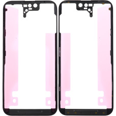 Рамка кріплення дисплея iPhone 14 Pro Max, з проклейкою, чорна