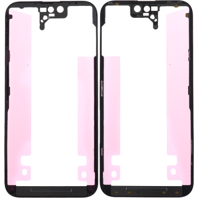 Рамка кріплення дисплея iPhone 14 Pro Max, з проклейкою, чорна