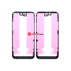 Рамка кріплення дисплея iPhone 15 Plus, чорна, оригінал, G+OCA PRo