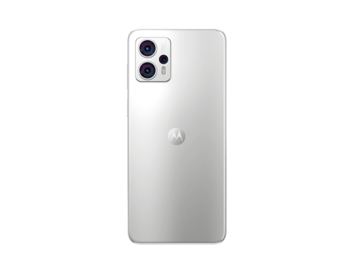 Задняя панель корпуса для Motorola XT2331 Moto G13 /XT2333 Moto G23, со стеклом камеры, белая