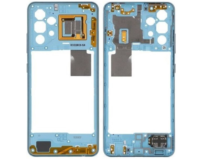 Рамка кріплення корпуси Samsung A325 A32 (антена, пластик вкл. гучно.) синя