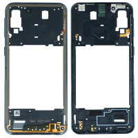 Рамка кріплення корпуси Samsung A405 A40, чорна
