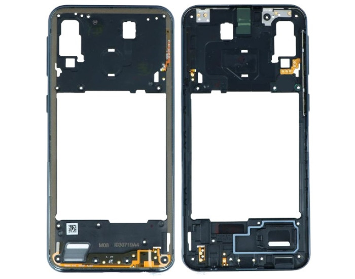 Рамка кріплення корпуси Samsung A405 A40, чорна