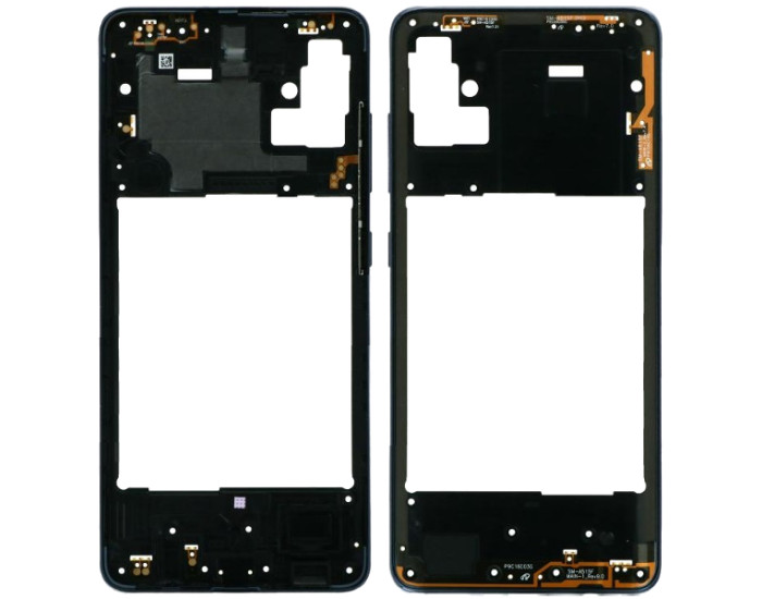 Рамка кріплення корпуси Samsung A515F A51, чорна з розбирання