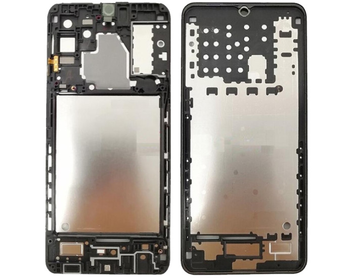 Рамка кріплення дисплея Samsung A325 A32 (антена, пластик вкл. гучно.) чорна, Awesome Black, оргінал, знято з телефон (є сліди експлуатації)