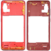 Рамка крепления корпуса Samsung A315F Galaxy A31, красная