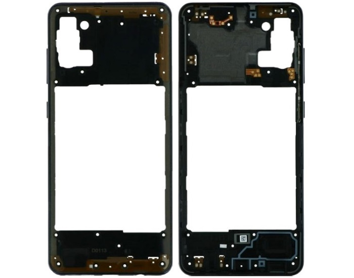 Рамка крепления корпуса Samsung A315F Galaxy A31, черная