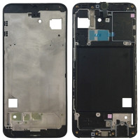 Рамка крепления дисплея Samsung A405, A40, синяя