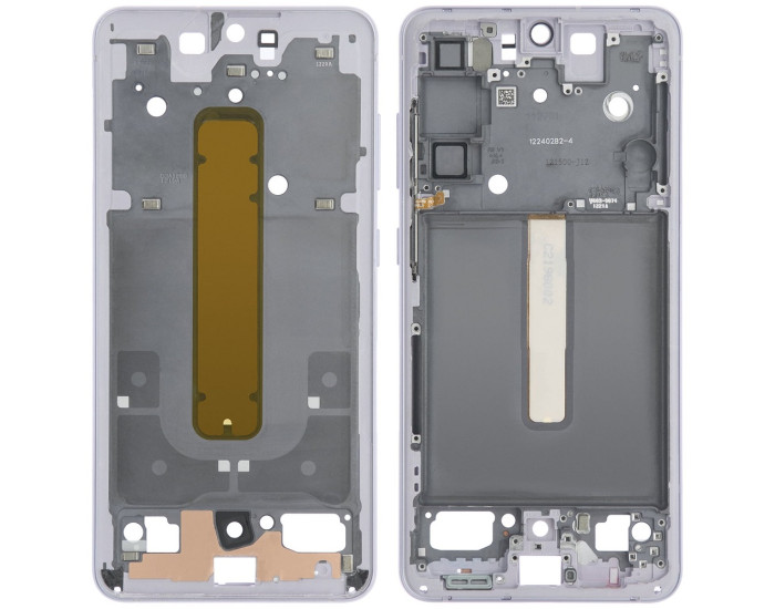 Рамка кріплення дисплея Samsung G990 Galaxy S21 FE, Lavender, з розбирання