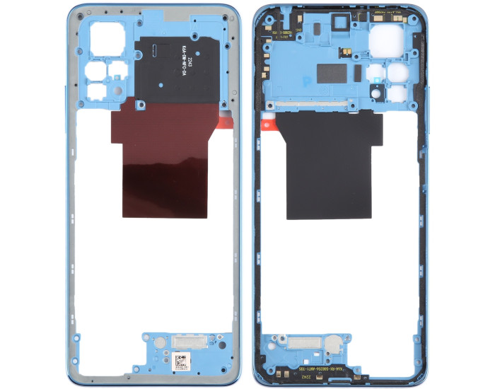 Рамка кріплення дисплея Xiaomi Redmi Note 12 Pro 4G, синя