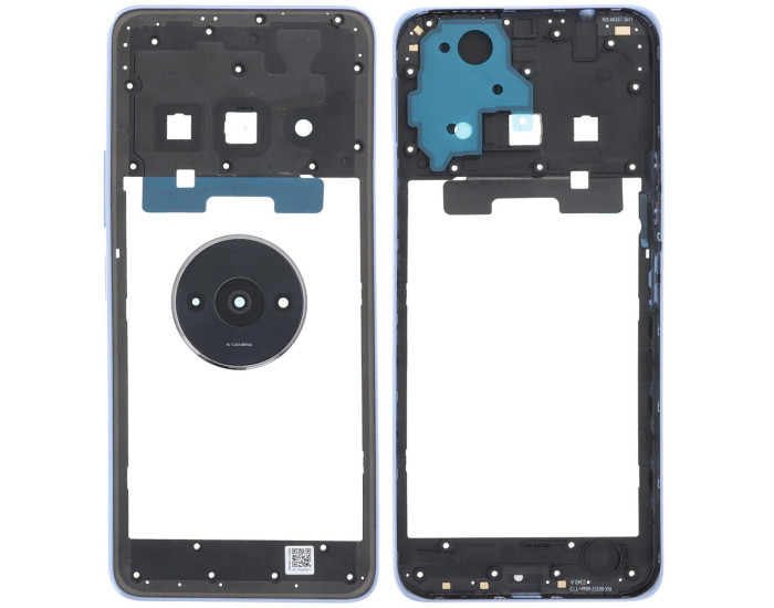 Рамка кріплення корпуси Xiaomi Redmi A3 з склом камери, Star Blue