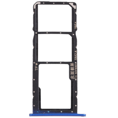 Тримач SIM-карты для Huawei Honor 8X, dual sim, синій