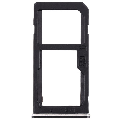 Тримач SIM-карты для Nokia 6 Dual Sim, чорний