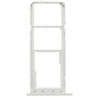 Тримач SIM-карты для Samsung A03s, A037, Dual Sim, Білий