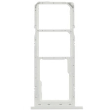Держатель SIM-карты для Samsung A03s, A037, Dual Sim, белый