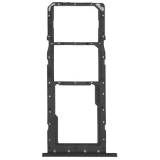 Держатель SIM-карты для Samsung A03s, A037, Dual Sim, черный