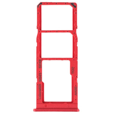 Тримач SIM-карты для Samsung A04e, A042, Dual Sim, червоний