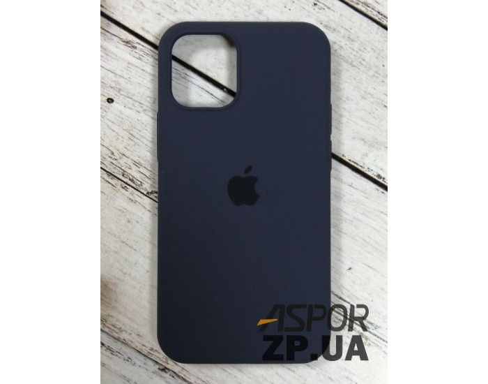 Чехол-силикон оригинал Full Camera Soft Matte iPhone 12 Mini Темно-синий