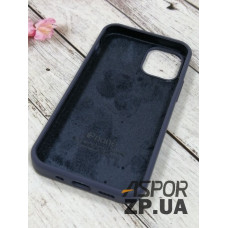Чехол-силикон оригинал Full Camera Soft Matte iPhone 12 Mini Темно-синий