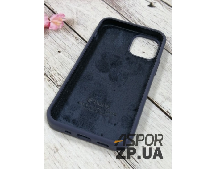 Чехол-силикон оригинал Full Camera Soft Matte iPhone 12 Mini Темно-синий