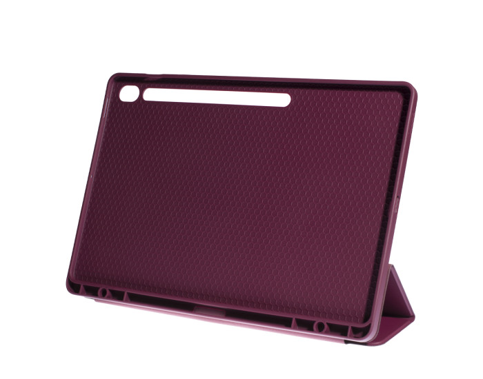 Чохол-книга Smart Case with Pencil на планшет Samsung Tab S10 FE Plus (13.1") сливовий