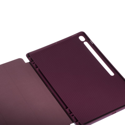 Чохол-книга Smart Case with Pencil на планшет Samsung Tab S10 FE Plus (13.1") сливовий