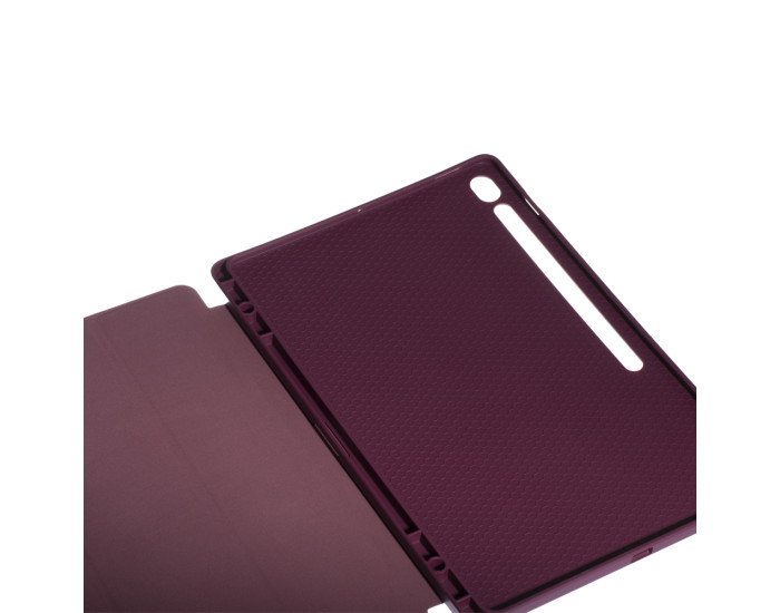 Чохол-книга Smart Case with Pencil на планшет Samsung Tab S10 FE Plus (13.1") сливовий