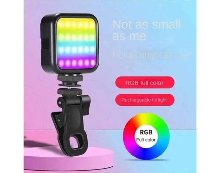 Відеосвітло LED Mini RGB AY-83 для студійної зйомки