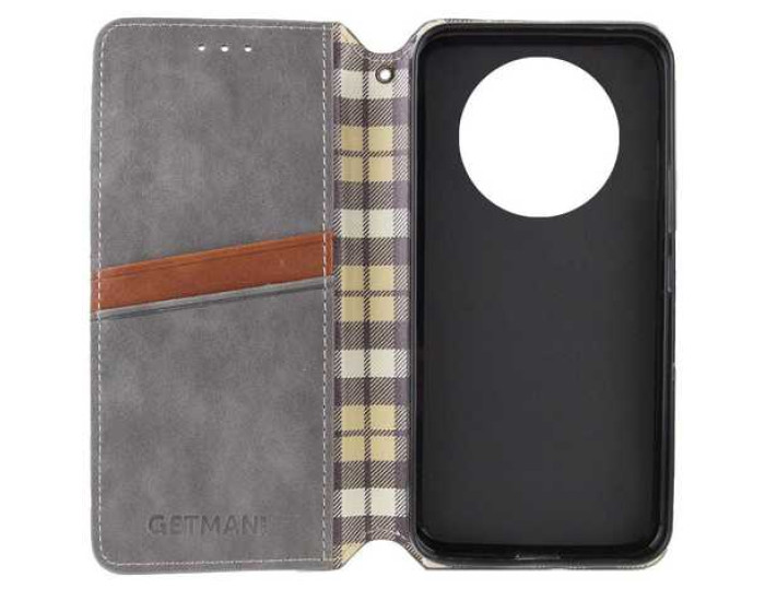 Чохол-книга Getman Cubic Xiaomi Redmi 14C / Poco C75 / Redmi A4, Сірий