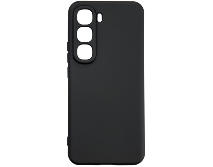 Чехол-силикон GETMAN Liquid Silk Full Camera для Infinix Hot 60i / 60, черный