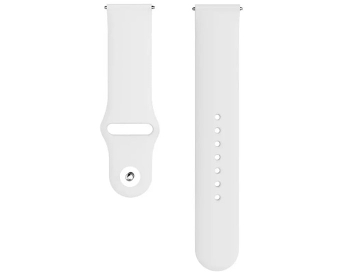 Ремешок силиконовый для Smart Watch 22mm, белый