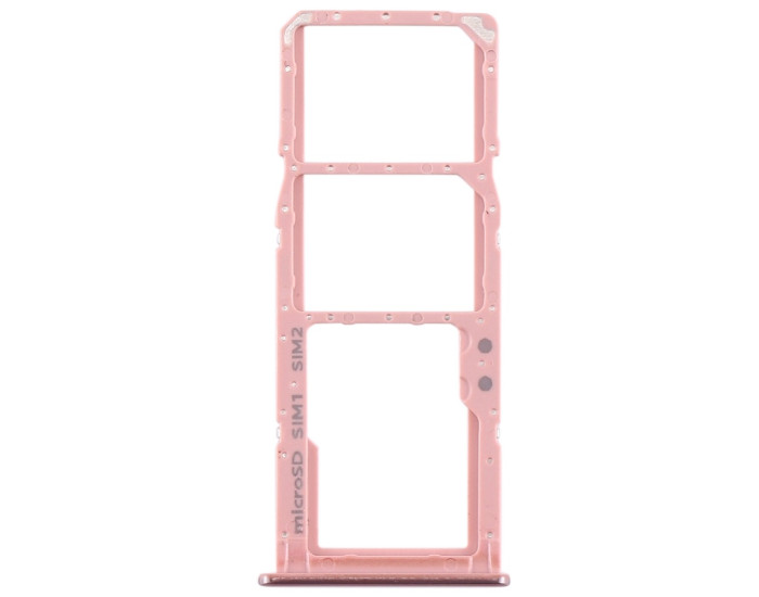 Держатель SIM-карты для Sаmsung A515F Galaxy A51 /A715F Galaxy A71, розовый, Dual Sim