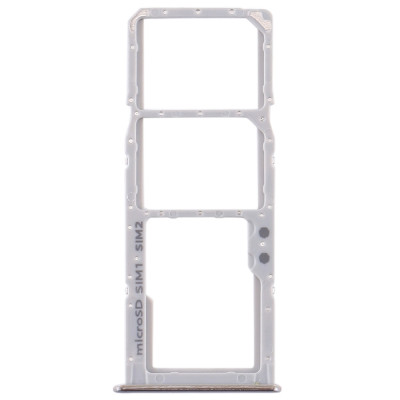 Тримач SIM-карты для Sаmsung A515F Galaxy A51 /A715F Galaxy A71, сріблястий, Dual Sim